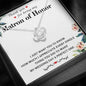 "Thank You for Being My Matron of Honor" Necklace Gift