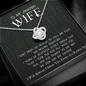To My Amazing Wife-We Belong Together Necklace