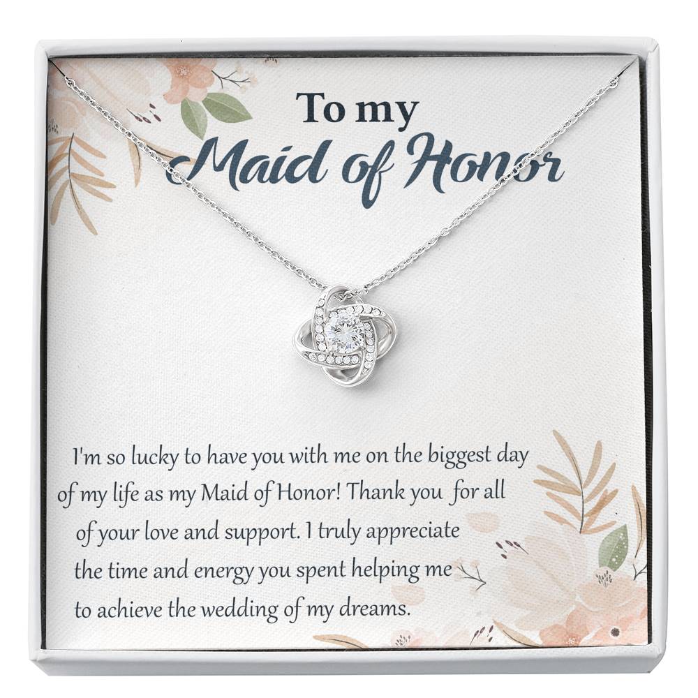 Necklace for maid of best sale honor