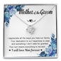Mother of the Groom-"I Appreciate You" Love Knot Necklace