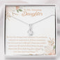 To My Amazing Daughter-"Strongest Heart" Alluring Necklace