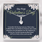 Our First Valentine's Day Together-"I Am Lucky" Alluring Necklace