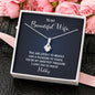 To My Beautiful Wife-"Sweetest Treasure" Alluring Necklace