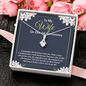 To My Wife On Our 1st Anniversary-"Our First Day" Alluring Necklace