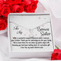 To My Bonus Sister-"You Lift My Spirit" Alluring Necklace