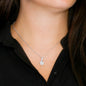 To My Maid of Honor-"I'm Lucky I have You" Alluring Necklace