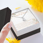 To My Maid of Honor-"I'm Lucky I have You" Alluring Necklace