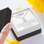 To My Gorgeous Wife-"Never Forget That I Love You" Alluring Necklace