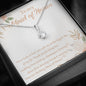 To My Maid of Honor-"I'm Lucky I have You" Alluring Necklace