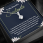 To My Beautiful Soulmate-"Our First Day" Alluring Necklace