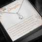 To My Amazing Daughter-"Strongest Heart" Alluring Necklace