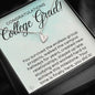 Congrats College Grad-"You Made It!" Sweetest Hearts Necklace