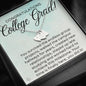 Congrats College Grad-"You Made It!" Sweetest Hearts Necklace