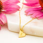 Congrats College Grad-"You Made It!" Sweetest Hearts Necklace (yellow gold)