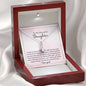 To My Beautiful Daughter-"Magical Life" Alluring Necklace (mahogany box)