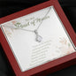 Thank You for Being My "Everything" Maid of Honor-Alluring Beauty Necklace (mahogany box)