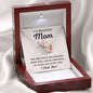 To My Beautiful Mom-"I Am Grateful" Hearts Necklace