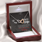 To My Gorgeous Wife-My Inspiration Hearts Necklace