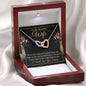 To My Beautiful Wife-"Life With You" Hearts Necklace