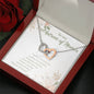 Thank You for Being My "Everything" Matron of Honor-Hearts Necklace (mahogany box)