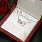 My Best Friend, My Bridesmaid-Hearts Necklace (mahogany box)
