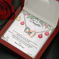To Our Daughter-"Greatest Gift" Hearts Necklace