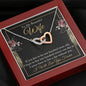 To My Beautiful Wife-"Life With You" Hearts Necklace