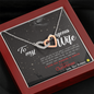 To My Gorgeous Wife-My Inspiration Hearts Necklace