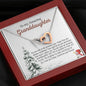 Grandmother to Granddaughter-You Brighten My Days, Hearts Necklace