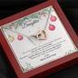 To Our Daughter-"Greatest Gift" Hearts Necklace