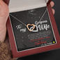 To My Gorgeous Wife-My Inspiration Hearts Necklace