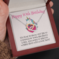 Happy 10th Birthday-"Special Wish" Hearts Necklace