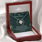 To My Bonus Sister-"Stronger Connection" Necklace (mahogany box)