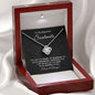 To My Beautiful Soulmate-"Worthy of You" Love Knot Necklace
