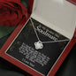 I Will Search for the Prefect Words for You-Soulmate Necklace (mahogany box)