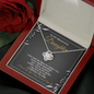 To My Beautiful Daughter-"Carry You" Necklace