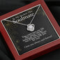 My Heart Is a Home Built For You-Soulmate Necklace (mahogany box)