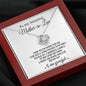 To My Mother-in-Law- "I Am Grateful" Necklace (mahogany box)