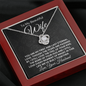 To My Beautiful Wife-"My First and Last" Necklace