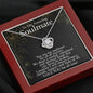 To My Amazing Soulmate-For All Eternity-Necklace (mahogany box)