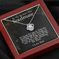 I Will Search for the Prefect Words for You-Soulmate Necklace (mahogany box)