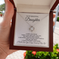 To My Beautiful Daughter-A Bright Light Necklace