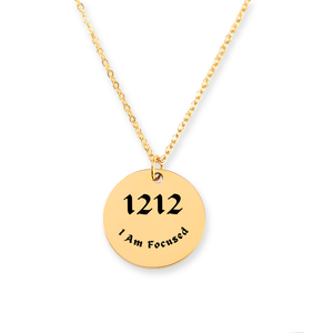 1212 Angel Number Necklace-"Transform Your Reality" Coin Necklace