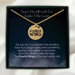 Fourth Wing Coin Necklace