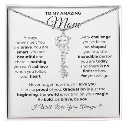 Personalized Mom Graduation Gift-So Proud of You