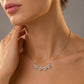 Lucky You Are My Mom-Magnetic Hearts Necklace