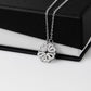 Lucky You Are My Mom-Magnetic Hearts Necklace