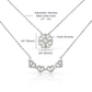 Lucky You Are My Mom-Magnetic Hearts Necklace