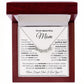 Lucky You Are My Mom-Magnetic Hearts Necklace