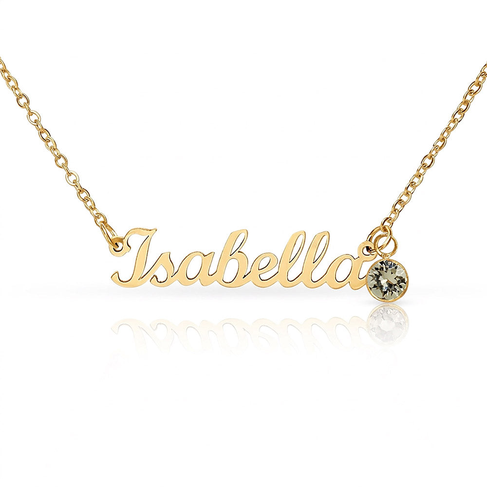 You Are My Guiding Light- Mom Necklace with Birthstone